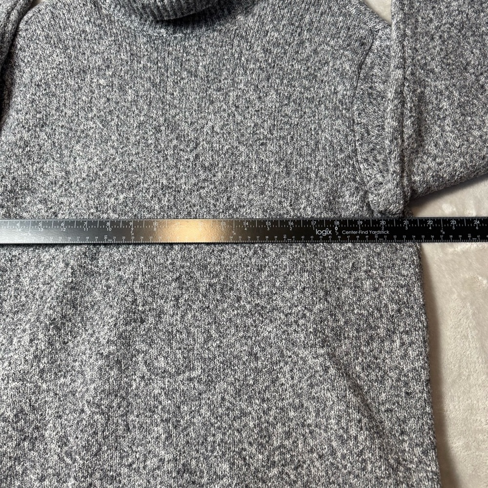 Forever 21 Men’s Gray Marled Turtleneck Sweater | Size XL | Cozy Knit - Picture 8 of 8